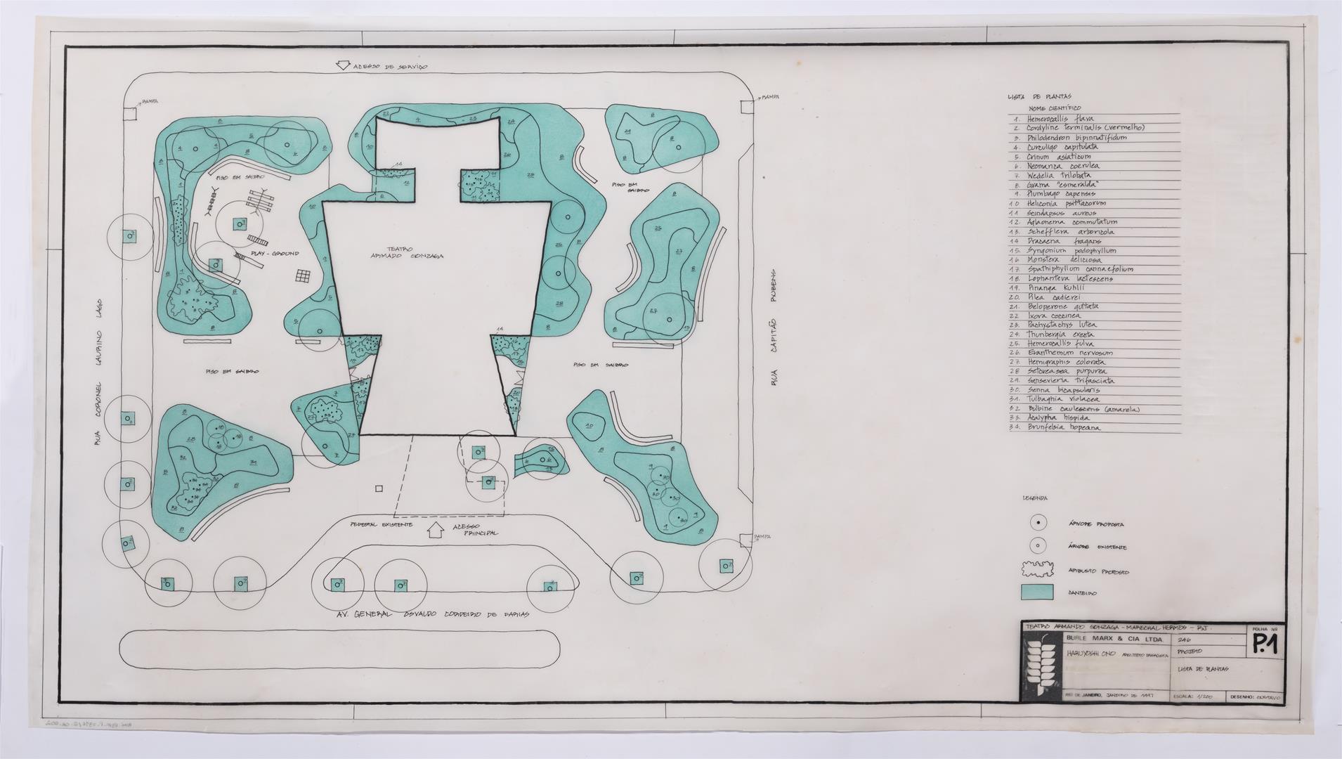 Legenda:  Cr�ditos: Acervo Instituto Burle Marx. Reprodu&ccedil;&atilde;o: Rafael Ardoj&aacute;n